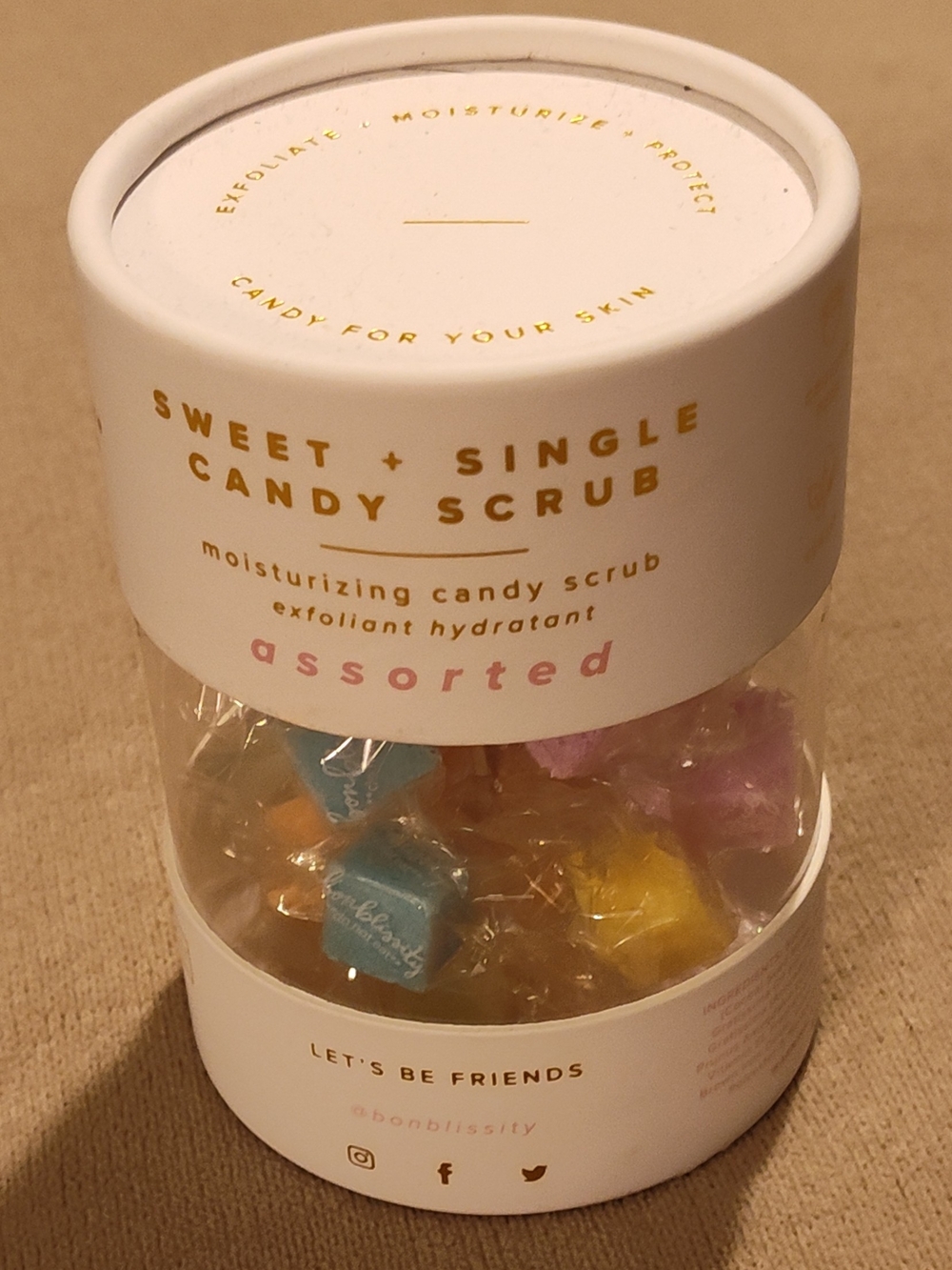 NEW! Bonblissity Candy Scrub Assorted - Moisturizing Exfoliant (26ct)